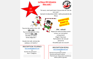 Tournoi de Noël du RHB